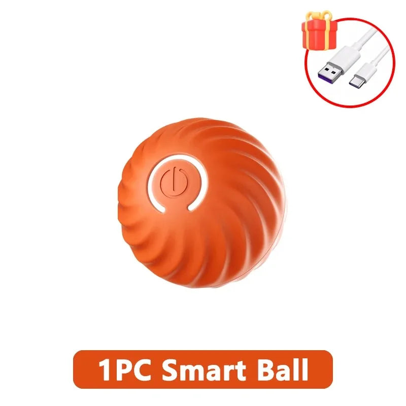 Automatic Rechargable Jump Roll Ball for Cats & Dogs