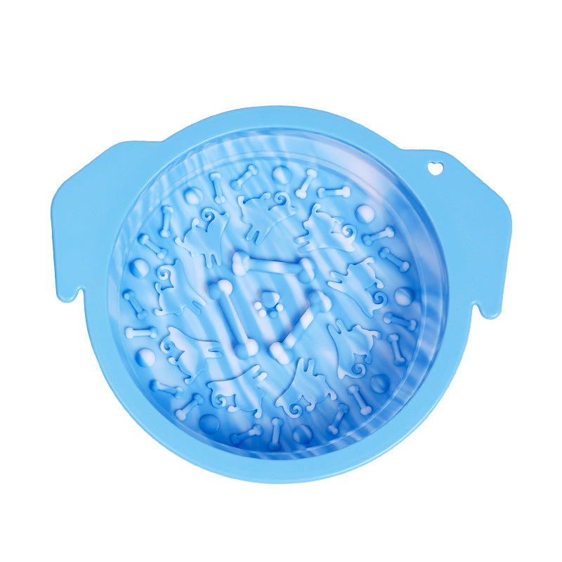 Portable Dog Silicone Folding Bowl and Licking Pad