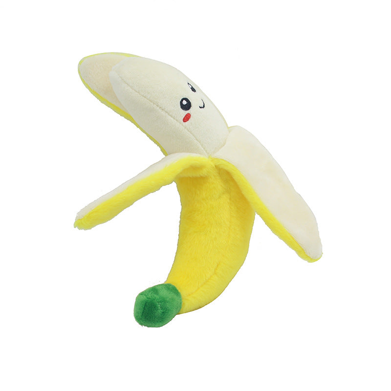 Dog Plush Sound Toys: Fruits and Vegetables