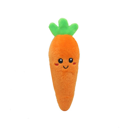 Dog Plush Sound Toys: Fruits and Vegetables