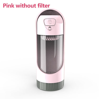 Portable Pet Drinking Dispenser with Activated Carbon Filter