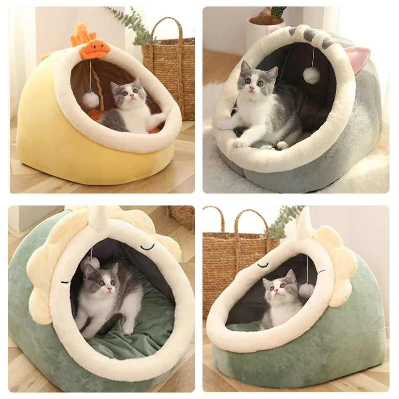 Cozy Cat Bed Basket