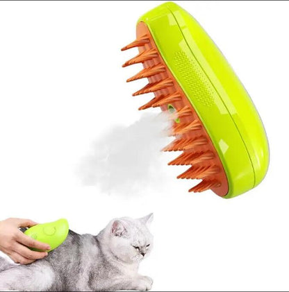 3 in 1 Steam Brush for Cats and Dogs