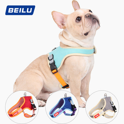 Suede Saddle Puppy Harness and Leash