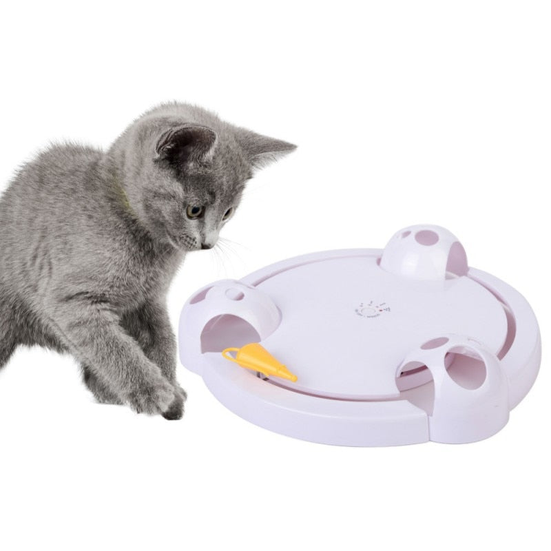 Interactive Automatic Rotating Toy for Cats