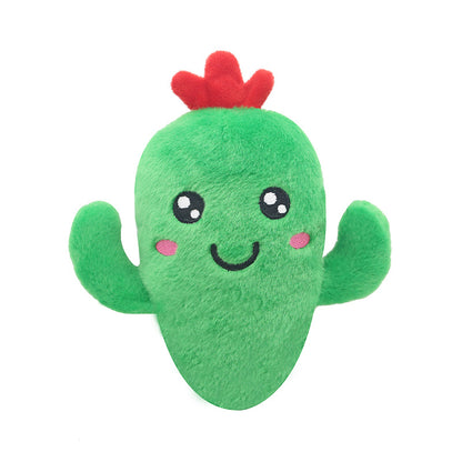 Dog Plush Sound Toys: Fruits and Vegetables