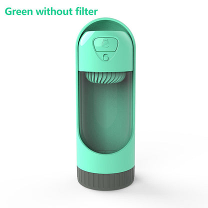 Portable Pet Drinking Dispenser with Activated Carbon Filter