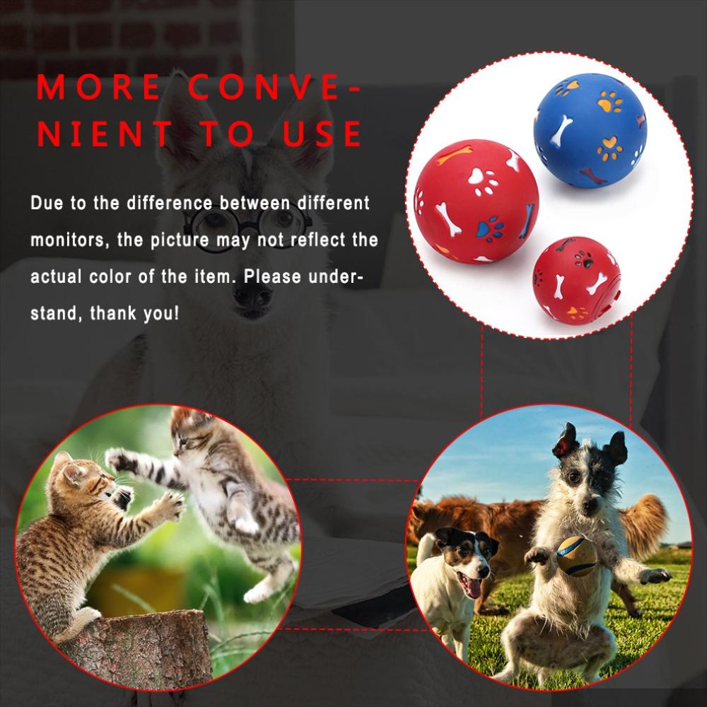 Educational Rubber Ball for Cats and Dogs