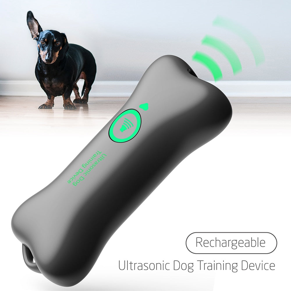 Ultrasonic Rechargeable Hand- Held Anti Barking Pet Control Device For Dogs