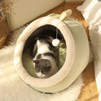 Cozy Cat Bed Basket