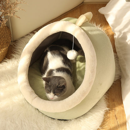 Cozy Cat Bed Basket