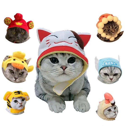 Decorative Cotton Pet Hat For Cats